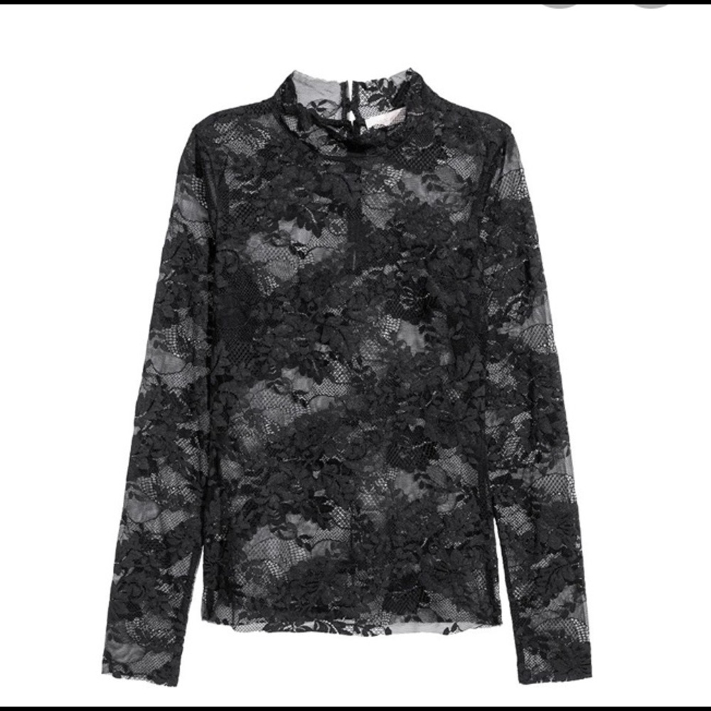 Nicki Minaj x H&M Lace Top - Size Medium